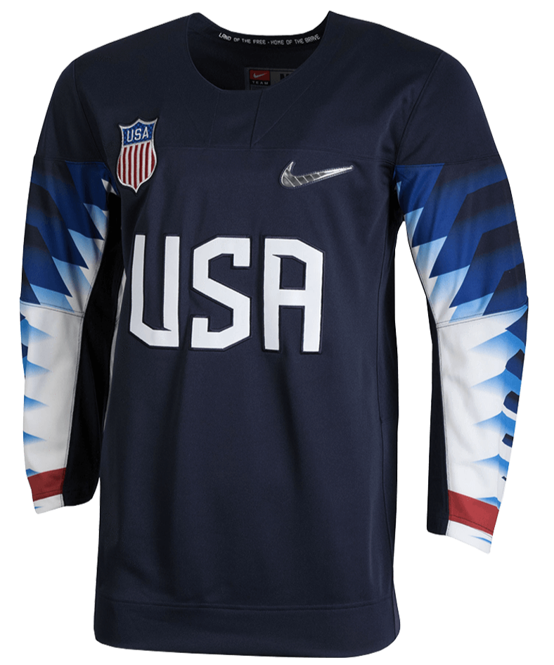 Youth USA Hockey® Nike Olympic Navy Replica Jersey - Pro Jersey Sports