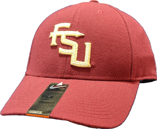 Nike Florida State Seminoles Maroon Swoosh Flex Performance Hat