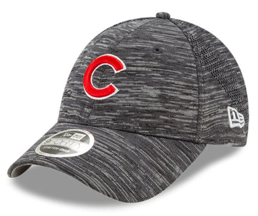 Men's Chicago Cubs New Era 9FORTY Gray Tech Adjustable Hat - Pro Jersey Sports