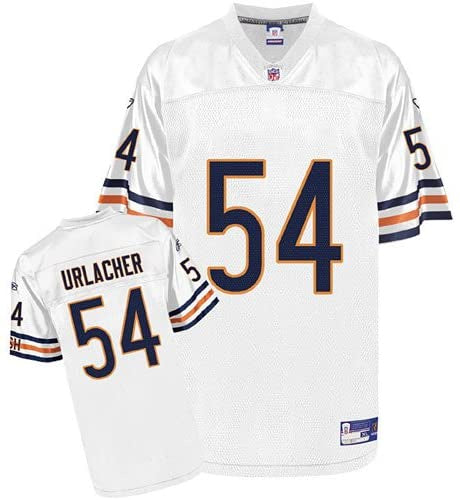 Chicago Bears Brian Urlacher Reebok Replica White Jersey - Pro Jersey Sports