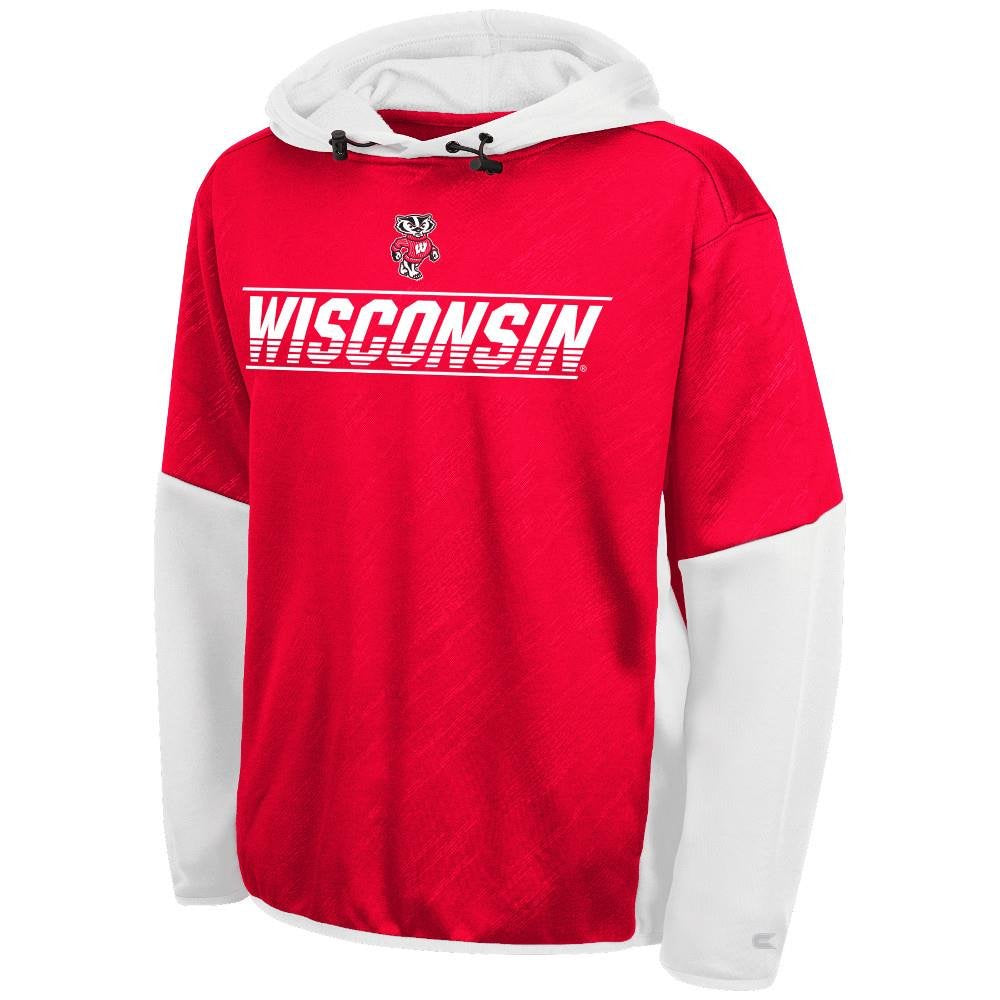 NCAA Wisconsin Badgers Youth Sleet Fleece By Colosseum Athletics - Pro Jersey Sports