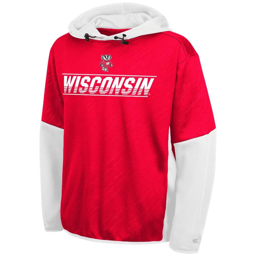 NCAA Wisconsin Badgers Youth Sleet Fleece By Colosseum Athletics - Pro Jersey Sports