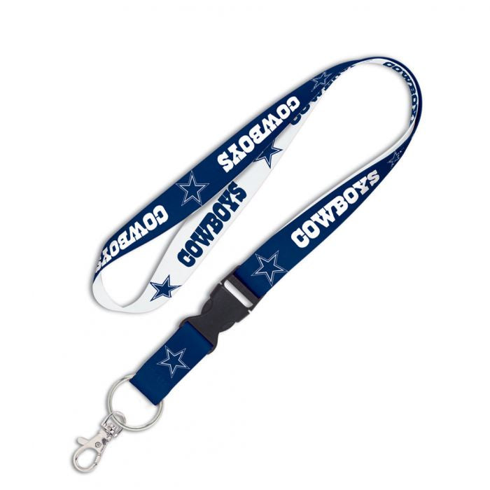 Dallas Cowboys 1" Lanyard with Detachable Buckle By Wincraft - Pro Jersey Sports