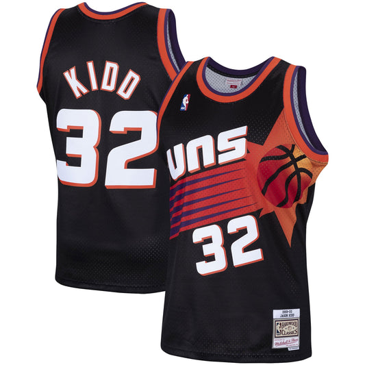 Men's Phoenix Suns Jason Kidd Mitchell & Ness Black 1999-2000 Hardwood Classics Swingman Jersey - Pro Jersey Sports