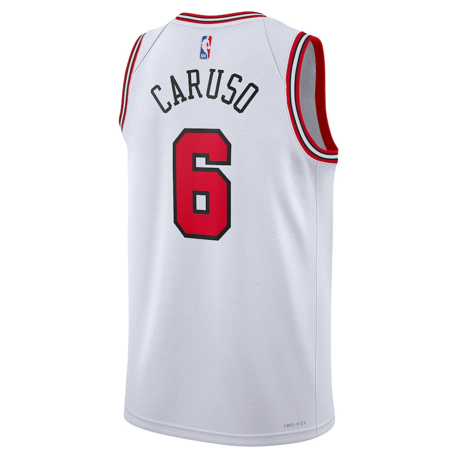 Youth Chicago Bulls Alex Caruso White Nike Swingman Icon Jersey - Pro Jersey Sports