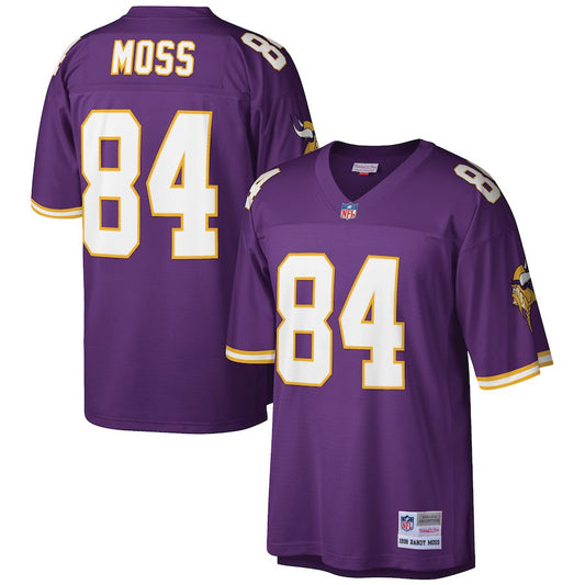 Men's Minnesota Vikings Randy Moss Mitchell & Ness Purple 1998 Legacy Replica Jersey