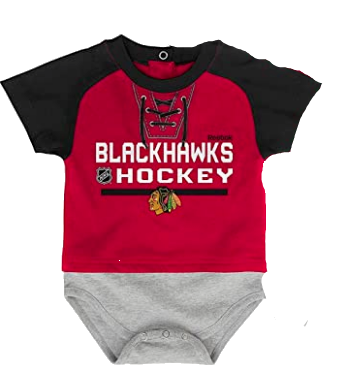Infant Chicago Blackhawks Junior League Creeper - Pro Jersey Sports