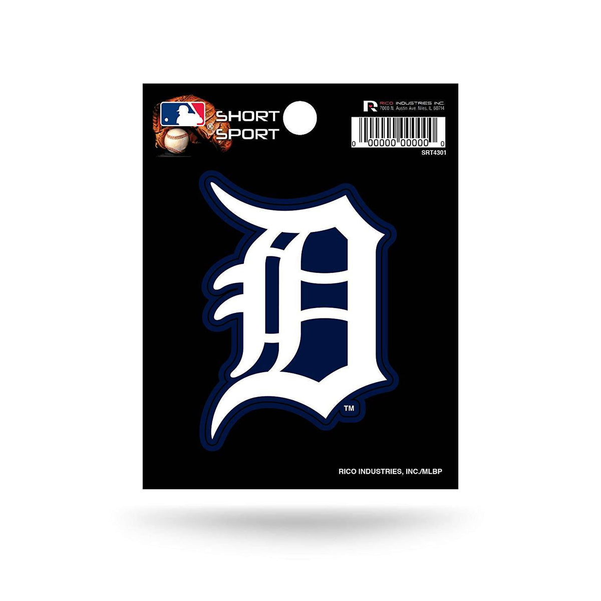 Detroit Tigers Rico MLB Short Sport Decal - Pro Jersey Sports