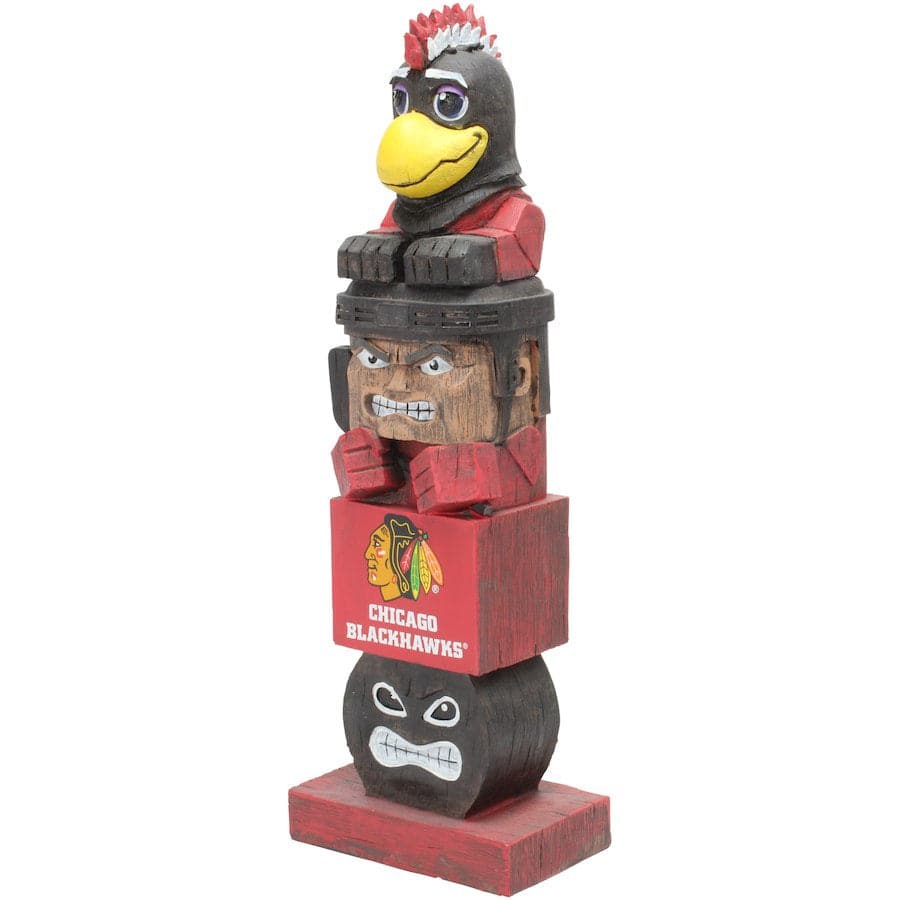 Chicago Blackhawks Tiki Totem - Pro Jersey Sports