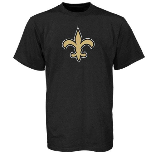 NFL New Orleans Saints Youth Primary Logo T-Shirt - Black - Pro Jersey Sports