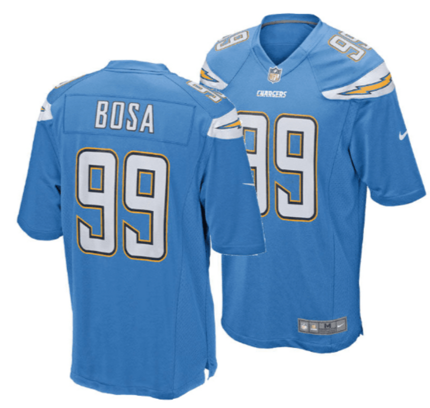 Men's Nike Joey Bosa Los Angeles Chargers Blue Replica Game Jersey - Pro Jersey Sports