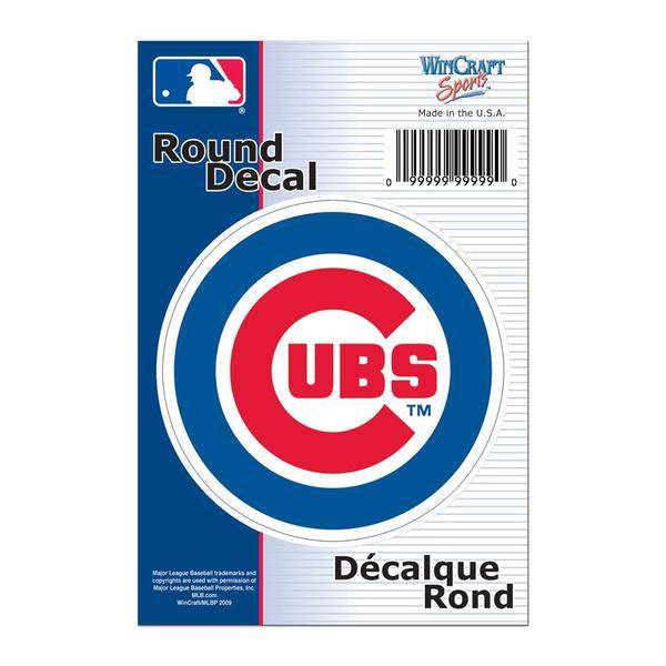MLB Chicago Cubs 3" Round Decal - Pro Jersey Sports