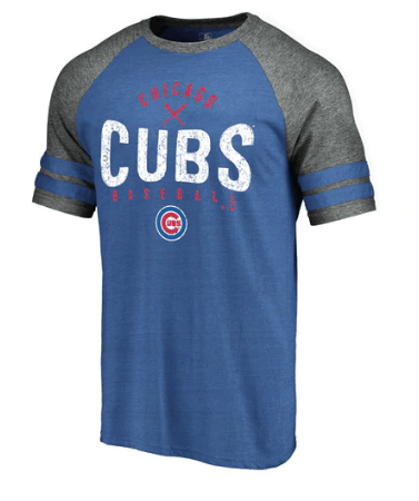 Chicago Cubs Moments of Momentum Tri-Blend Shirt by Majestic - Pro Jersey Sports