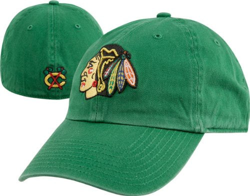 '47 Brand Chicago Blackhawks Kelly Green Slouch Fitted Hat