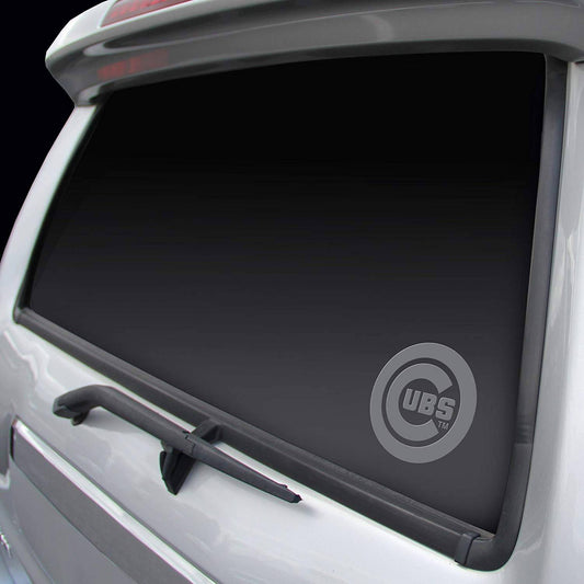 Rico MLB Chicago Cubs Chrome Window Graphic 4X6 Sticker - Pro Jersey Sports