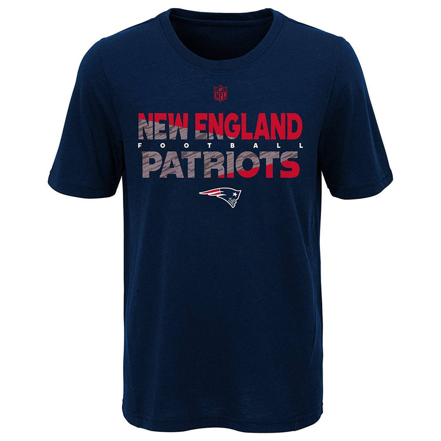 New England Patriots Youth NFL Flux Dual Blend Short Sleeve T-Shirt - Pro Jersey Sports