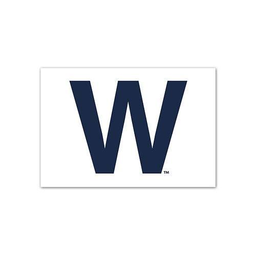 Chicago Cubs "W" Flag Temporary Team Tattoo By Rico - Pro Jersey Sports