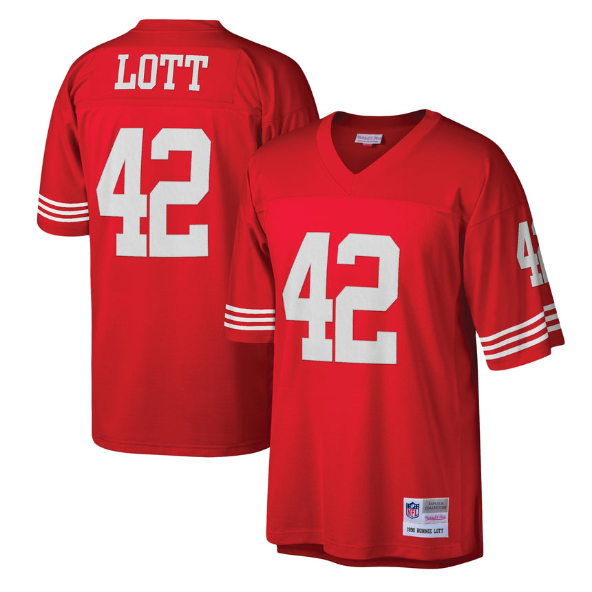 Ronnie Lott San Francisco 49ers Mitchell & Ness Legacy Replica Jersey - Scarlet - Pro Jersey Sports