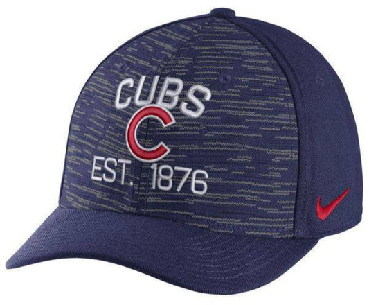 Men's Chicago Cubs Nike Royal Local Swoosh Flex Hat - Pro Jersey Sports
