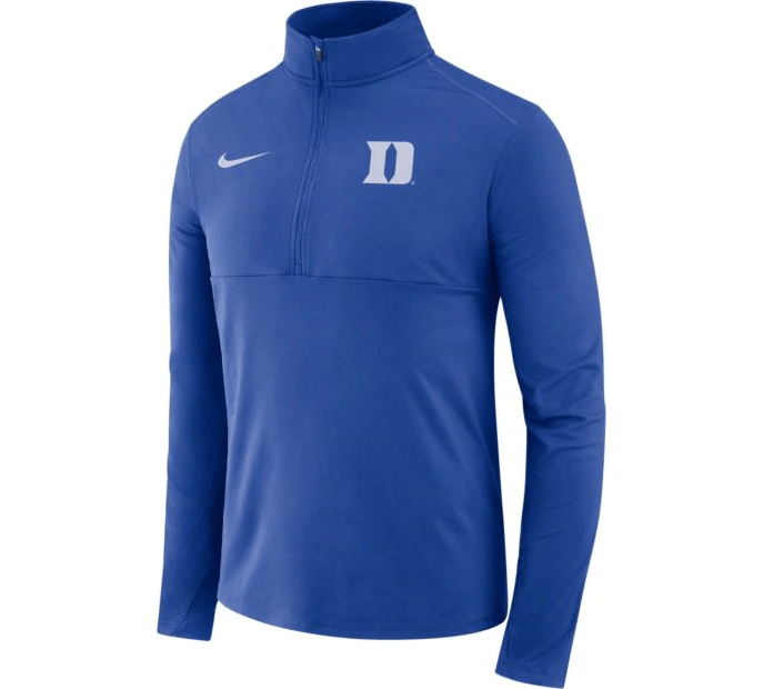 Nike Men's Duke Blue Devil Blue Core Half-Zip Shirt - Pro Jersey Sports