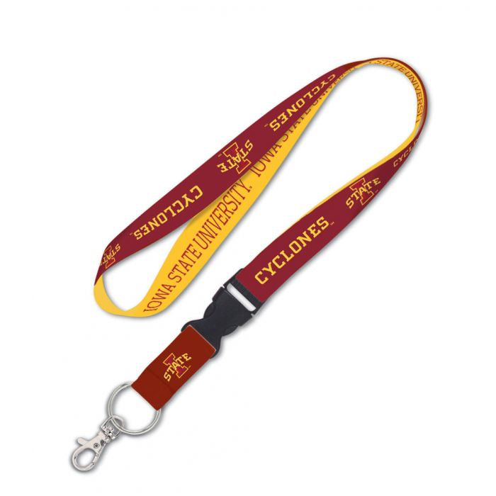Iowa State Cyclones 1" Lanyard with Detachable Buckle By Wincraft - Pro Jersey Sports