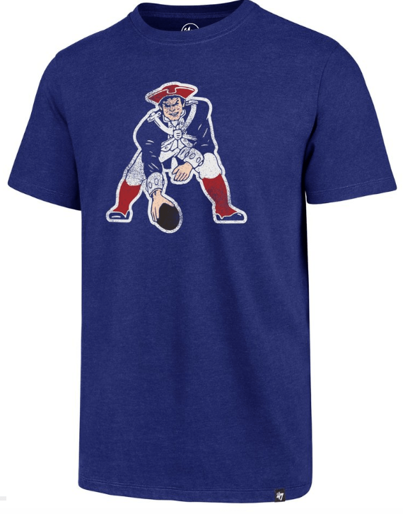 Men's New England Patriots NFL Throwback Club Tee By ’47 Brand - Pro Jersey Sports