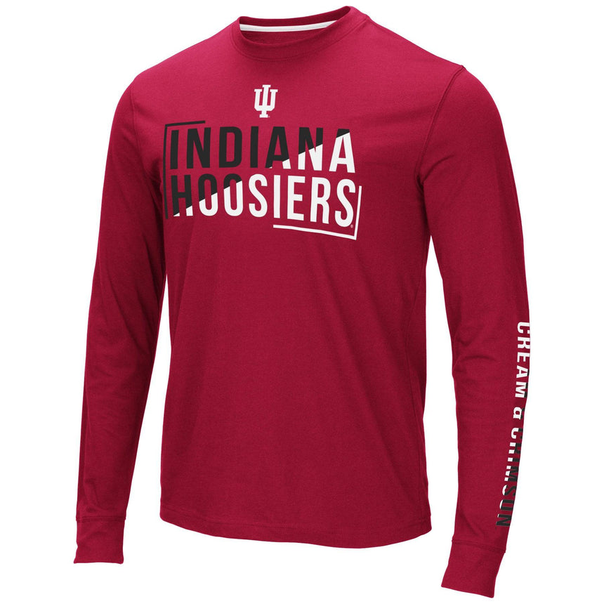 Mens Indiana Hoosiers Lutz Long Sleeve Tee - Pro Jersey Sports