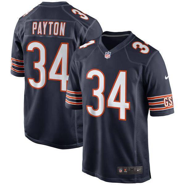 Men's Chicago Bears Walter Payton Nike Navy Throwback Retired Player Game Jersey - Pro Jersey Sports