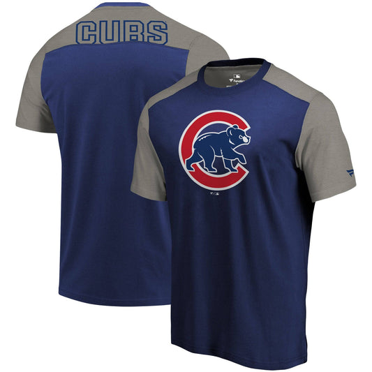 Men's Chicago Cubs Fanatics Branded Royal/Gray Iconic T-Shirt - Pro Jersey Sports