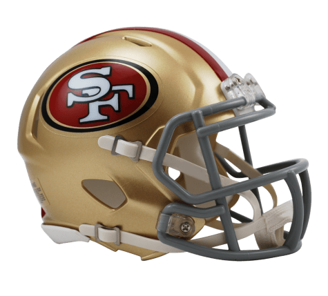 San Francisco 49ers Speed Mini Helmet - Pro Jersey Sports