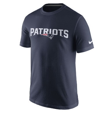 New England Patriots Nike NFL Men's Essential Cotton Dri-Fit Wordmark T-Shirt - Pro Jersey Sports