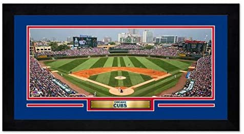 Chicago Cubs Wrigley Field Miniframe- 13”x 6.75 - Pro Jersey Sports