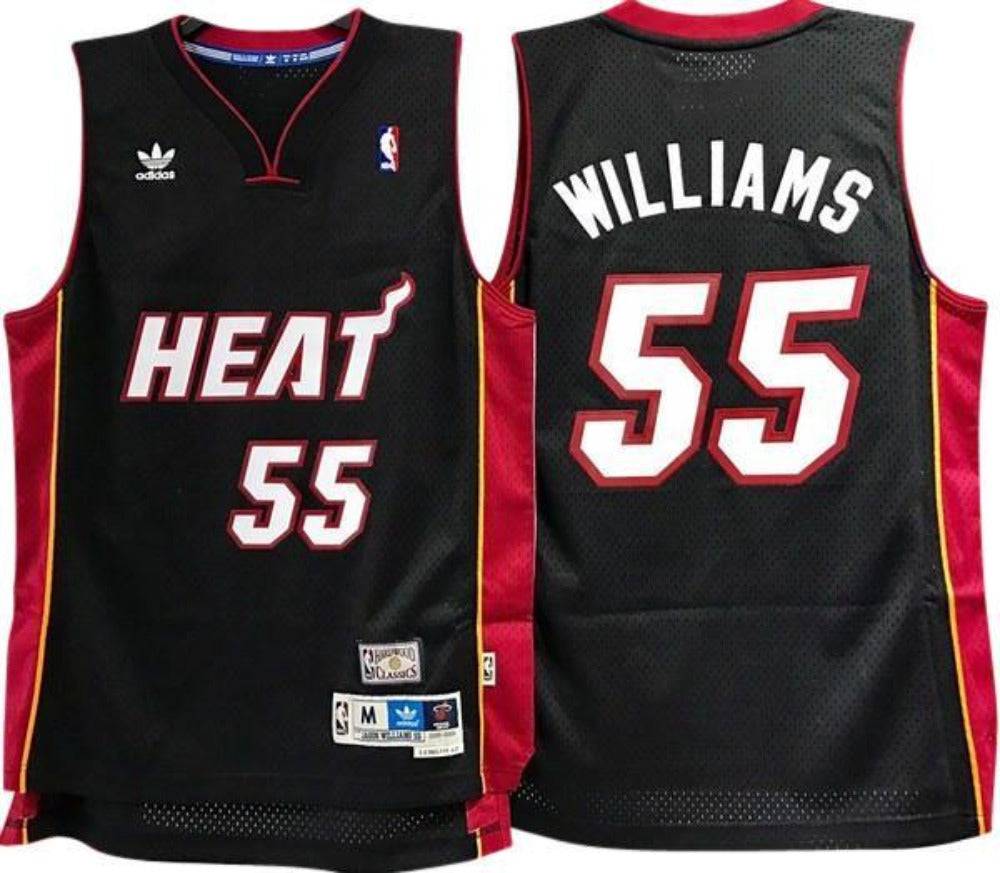 Men’s Miami Heat Jason Williams adidas Black Hardwood Classics Swingman Jersey - Pro Jersey Sports