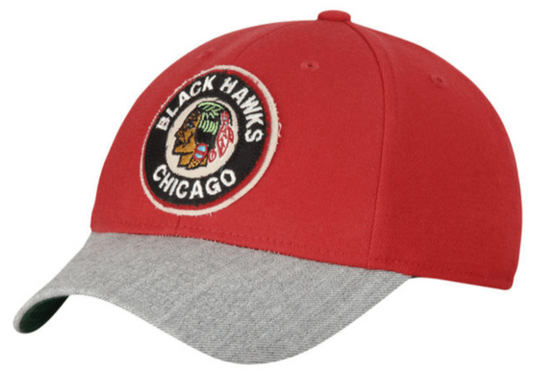 Men's Chicago Blackhawks Reebok Red CCM Structured Flex Hat - Pro Jersey Sports