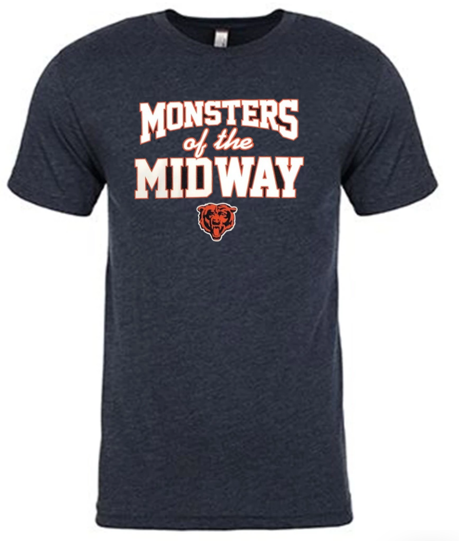 Men's Chicago Bears Fall Navy "Monsters of the Midway" Regional Club Tee - Pro Jersey Sports