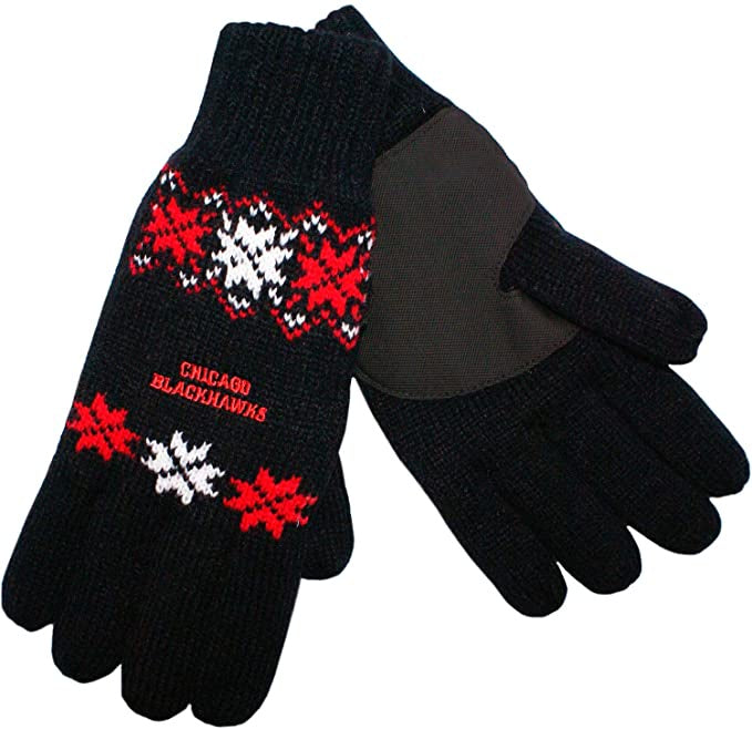 Chicago Blackhawks Lodge Gloves - Pro Jersey Sports