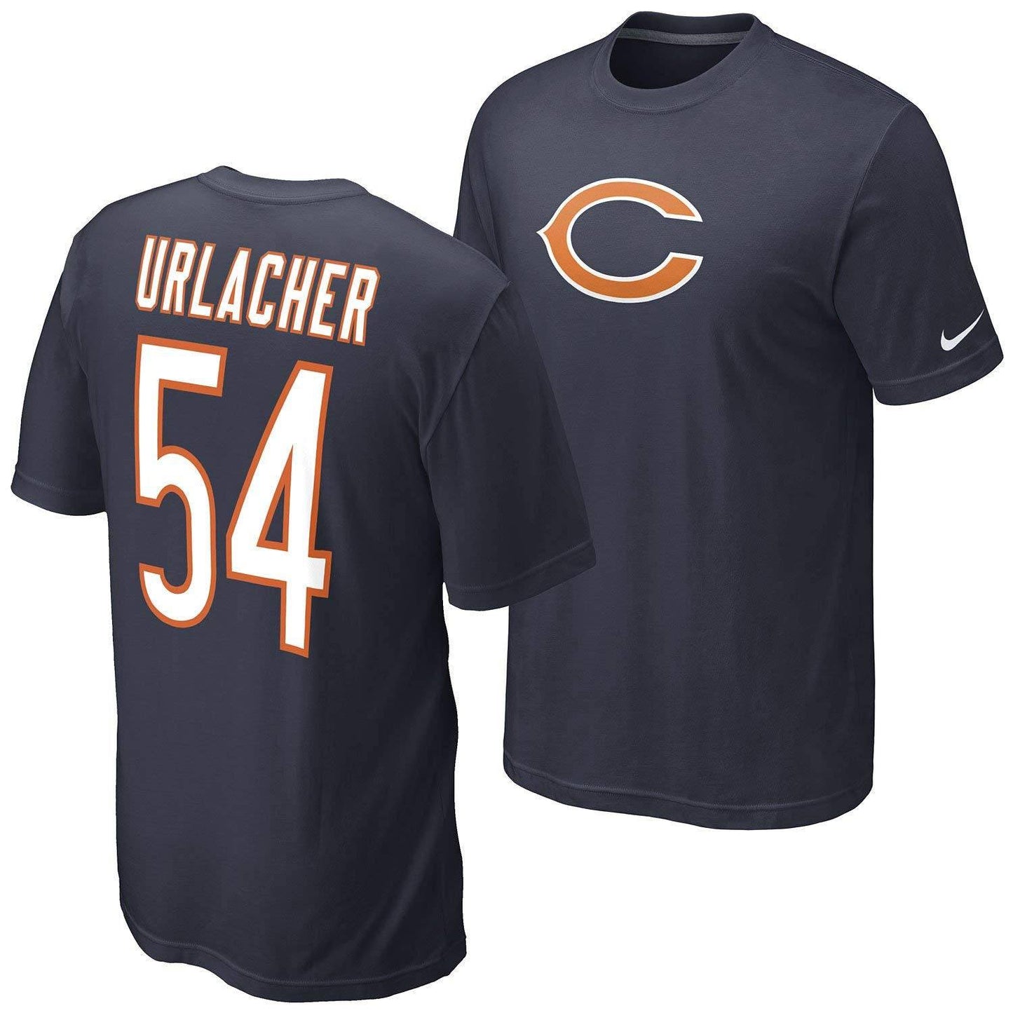 Men's Chicago Bears Brian Urlacher Nike Plater T-Shirt - Pro Jersey Sports