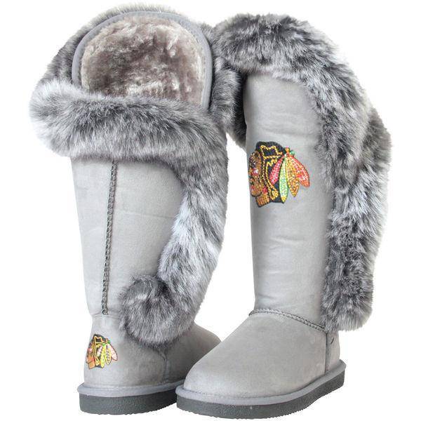Women's Chicago Blackhawks Cuce Winners Boots - Pro Jersey Sports