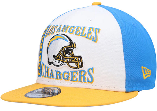 Los Angeles Chargers Retro Sport 3 Tone New Era 9FIFTY Snapback Hat - Pro Jersey Sports