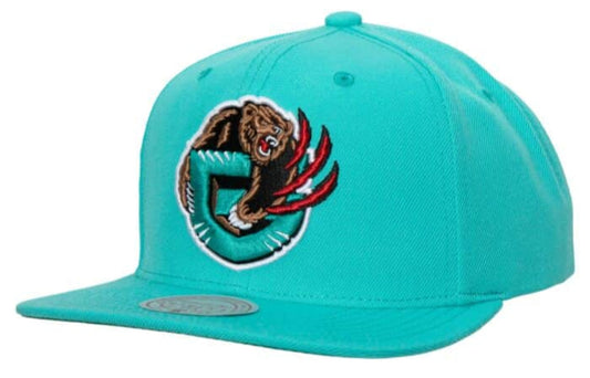 Vancouver Grizzlies Mitchell & Ness Teal Hardwood Classics Ground 2.0 Snapback Hat-Teal - Pro Jersey Sports