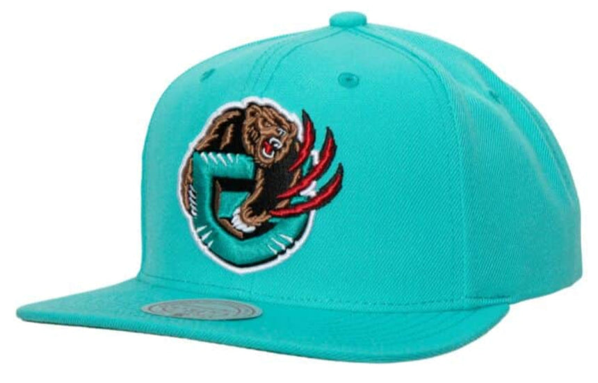 Vancouver Grizzlies Mitchell & Ness Teal Hardwood Classics Ground 2.0 Snapback Hat-Teal - Pro Jersey Sports