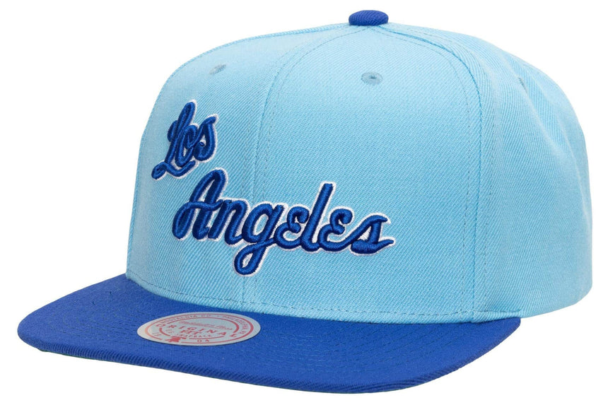 Mens NBA Los Angeles Lakers Blue 2-Tone 2.0 Snapback Hat By Mitchell And Ness - Pro Jersey Sports