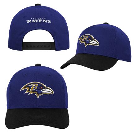 Youth Baltimore Ravens NFL Two-Tone Adjustable Hat - Pro Jersey Sports