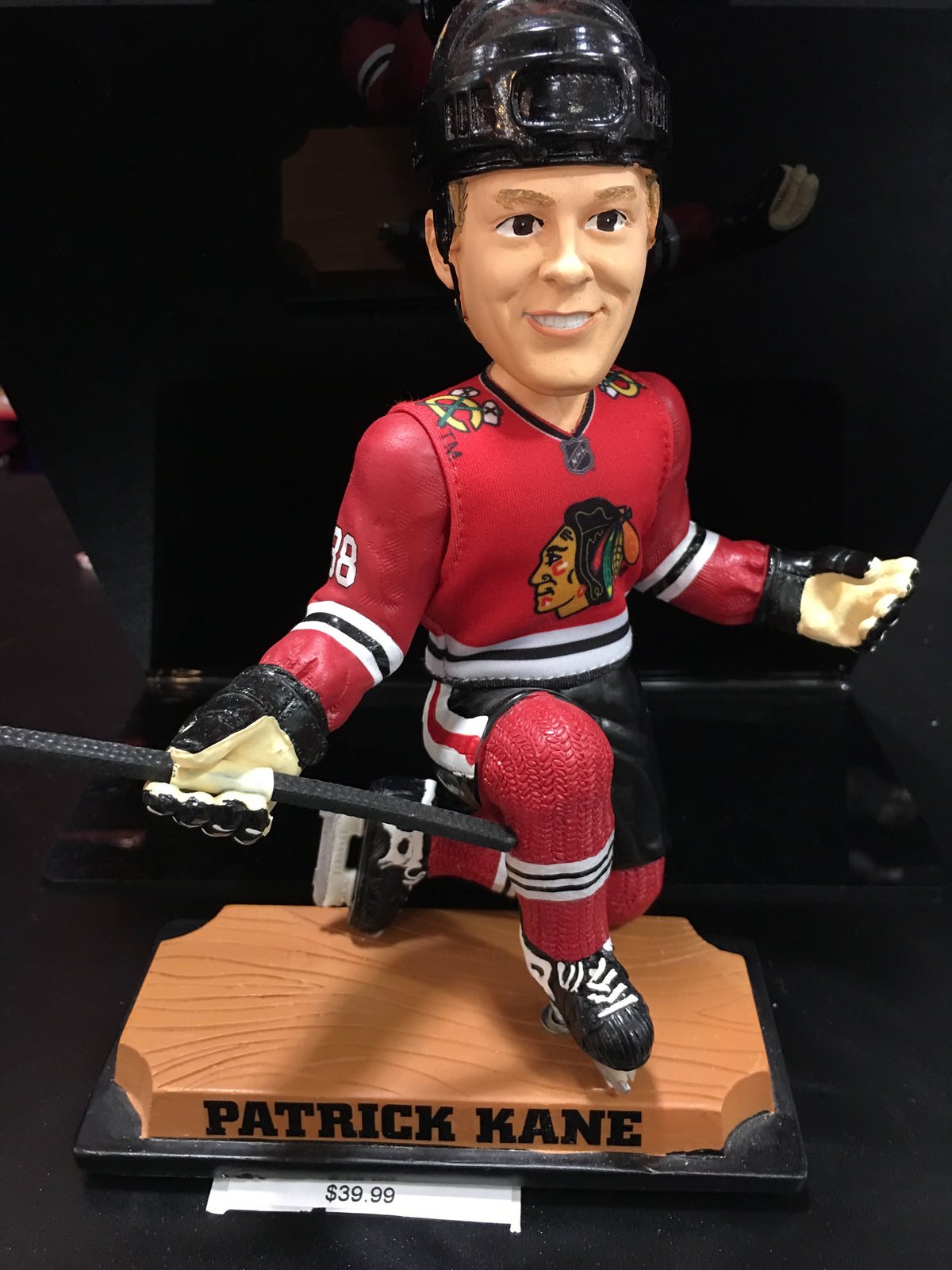 Chicago Blackhawks Patrick Kane Real Jersey Bobblehead - Pro Jersey Sports