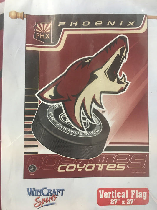 Arizona Coyotes Team Logo Vertical Flag