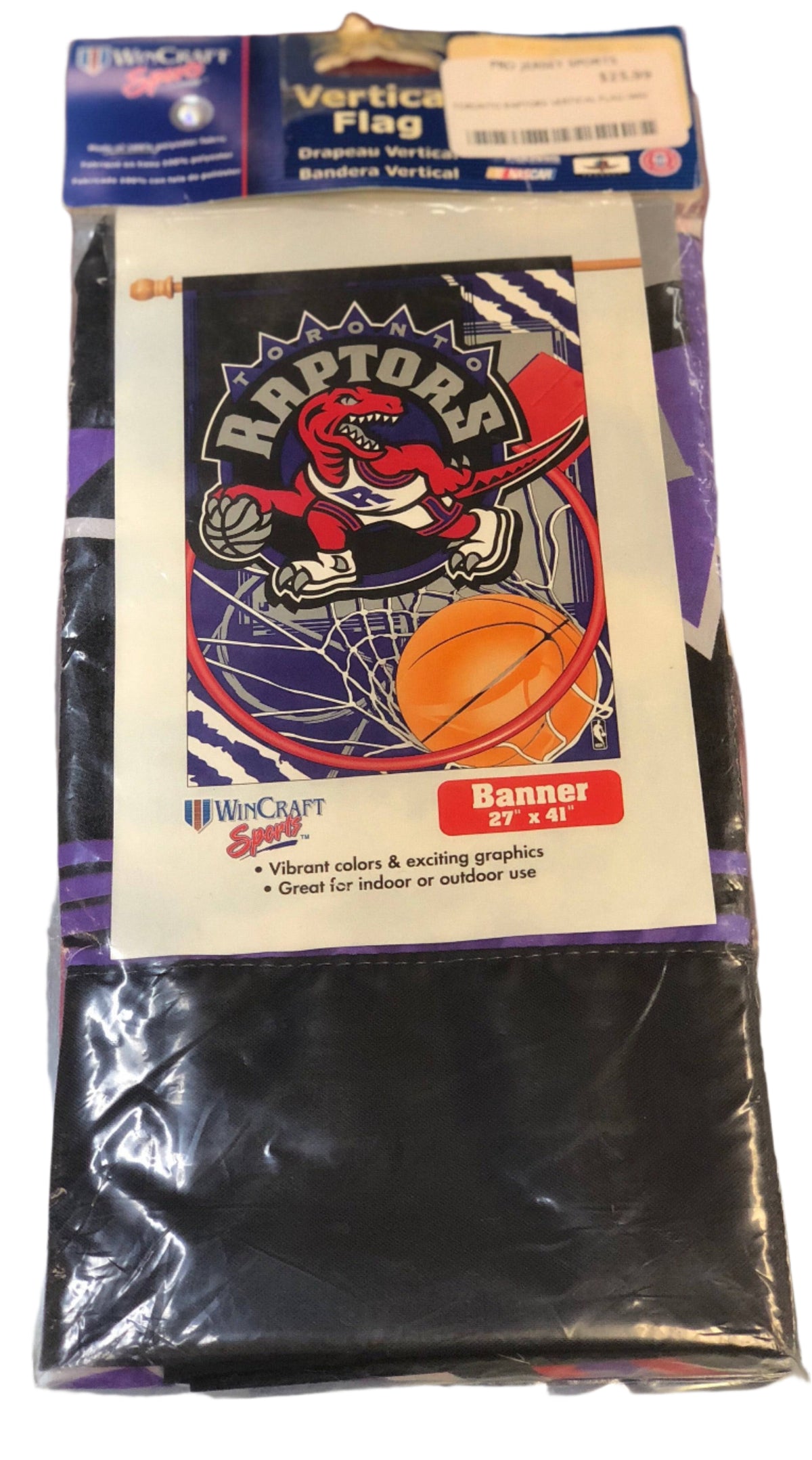 Toronto Raptors Vertical Flag - Pro Jersey Sports