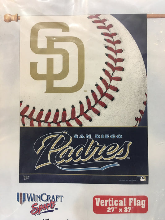 San Diego Padres Team Logo Vertical Flag