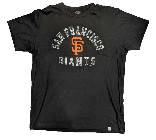 47 BRAND Men MLB San Francisco Giants Black Flanker T-shirt - Pro Jersey Sports