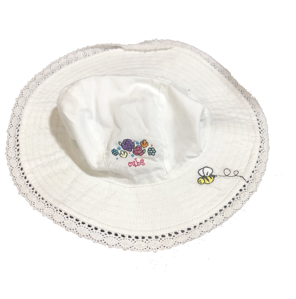 Chicago Cubs Sun And Lace Infant White Floppy Hat By New Era