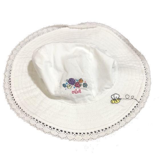Chicago Cubs Sun And Lace Infant White Floppy Hat By New Era - Pro Jersey Sports